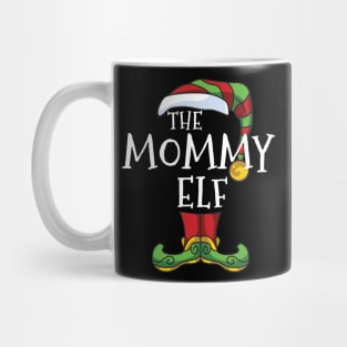 Mommy Elf Family Christmas Matching Holiday  Pajama Mom Mug